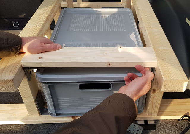 Toyota Land Cruiser Umbau zum Camper: Die Euro Box , das Ma&szlig; aller Dinge.