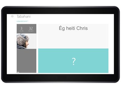 Vokabeltrainer isländisch