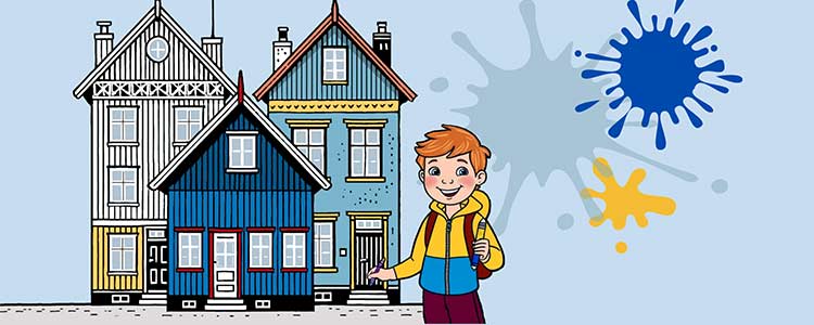 Reykjavík für Kids | Reiseführer | Malbuch | Mitmachbuch