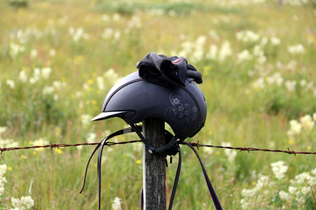 Einen Reithelm konnte man ausleihen